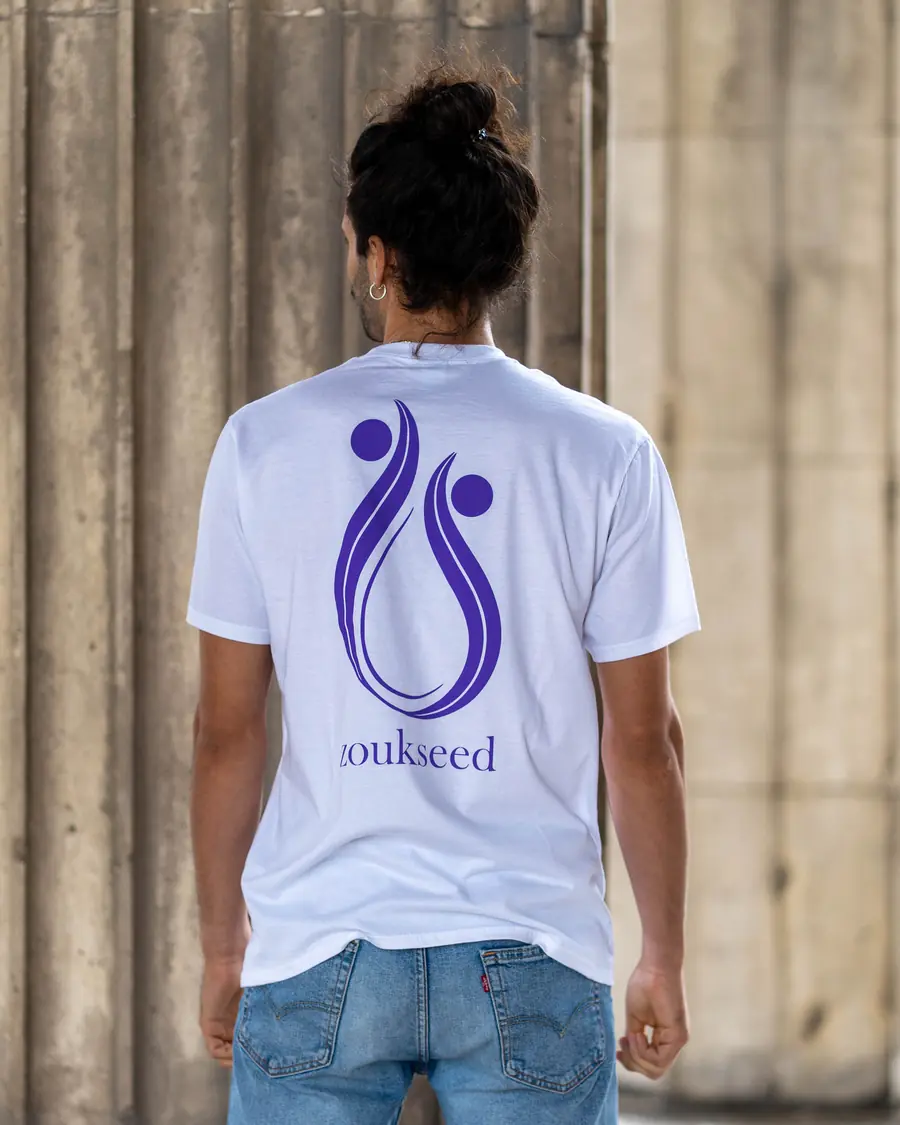 Shirt mit zoukseed-Motiv in Lila, Ansicht 2
