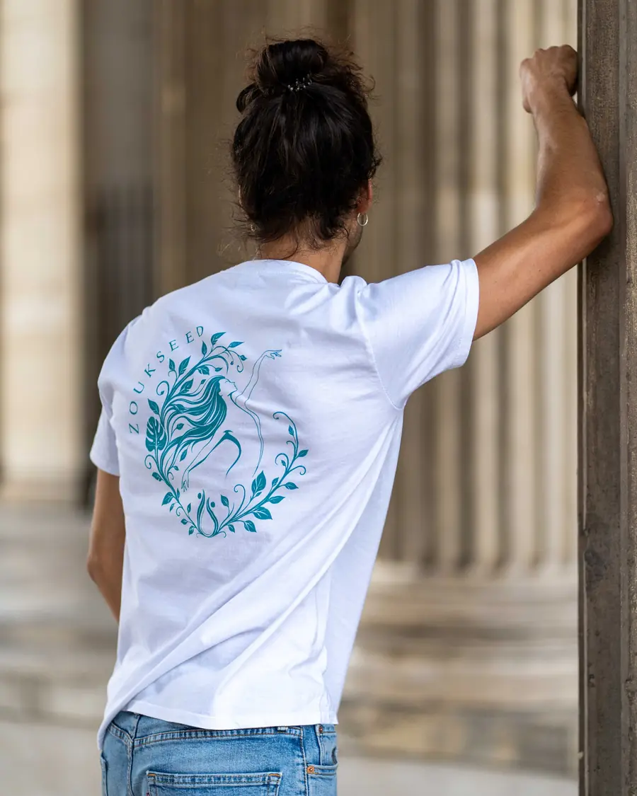 Shirt mit bloom-Motiv in Jade, Ansicht 1